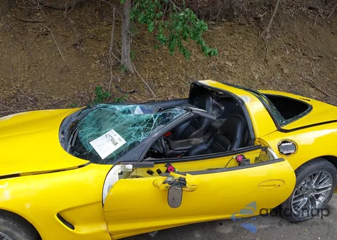 2000 Chevrolet Corvette из США, поврежденный, VIN 1G1YY22G3Y5122876